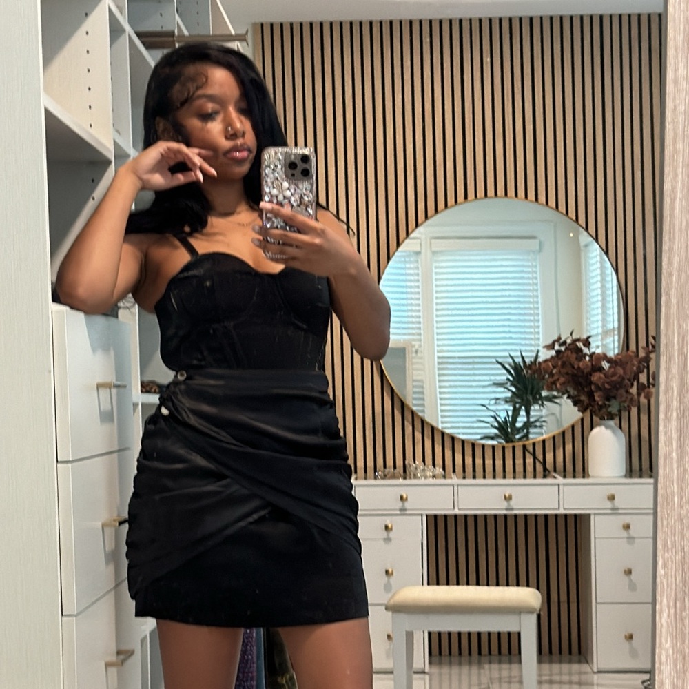Corset dress removable straps